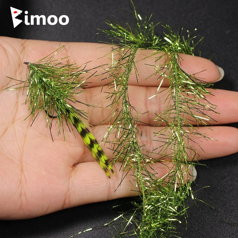 Bimoo Jig Marabú – Chenilla de hielo con flash para agua salada - imagen 2