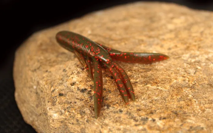 Vinilo Camarón con Olor 8cm – Señuelo Artificial para Pesca - imagen 4