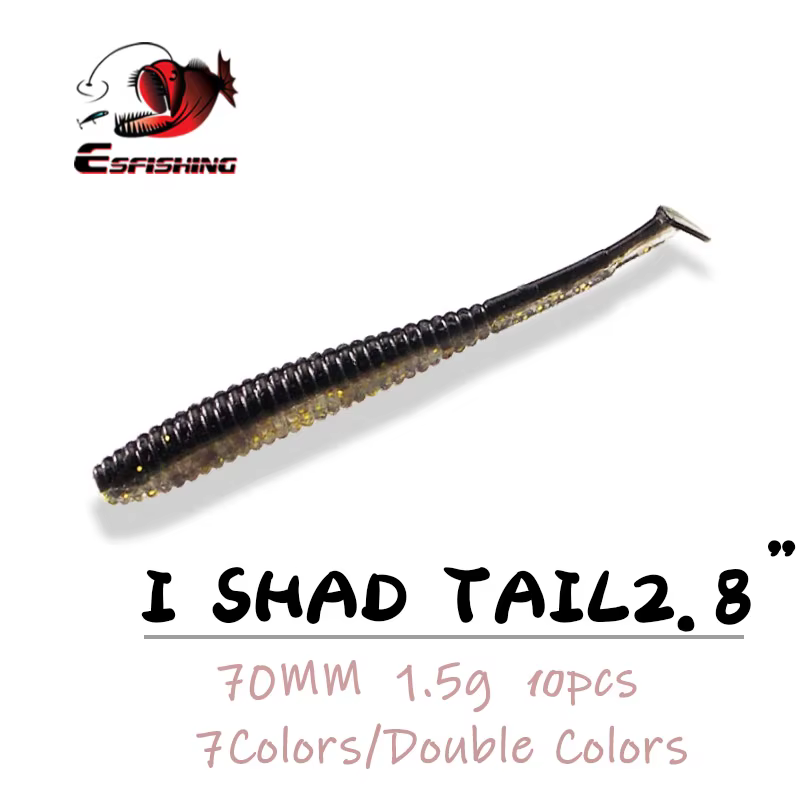 ESFISHING Shad Tail señuelo blando para lubina mar