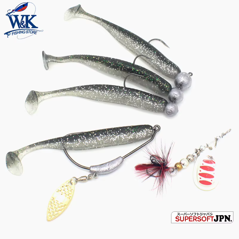 Swimbait Mini Sábalo 9 cm – Vinilo con sabor salado - imagen 4
