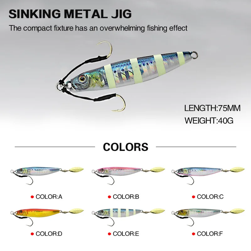 Jig Head Metálico para Lubina y Trucha – Rendimiento, Control - imagen 2