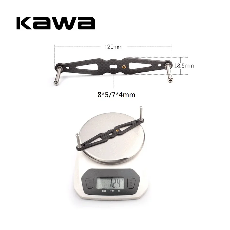 Kawa-mango de fibra de carbono para Abu Daiwa Shimano - imagen 2