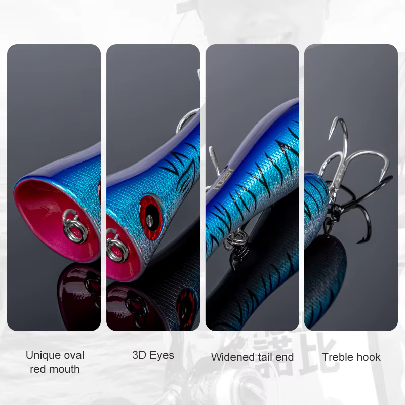 Noeby Popper GT 205mm – Cebo duro para atún - imagen 5