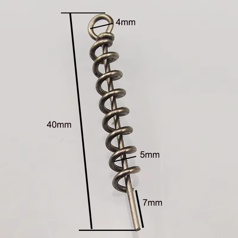 ESFISHING Conector de anzuelo para cebo suave - pines de centrado - imagen 2