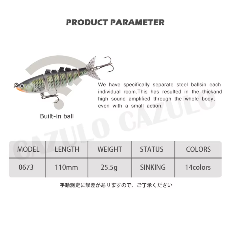 Swimbait Señuelo Hundido Isca para Pesca Deportiva - imagen 4