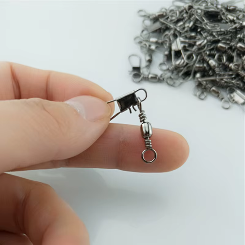 Mosquetones giratorios de cobre para pesca – Accesorios invernales