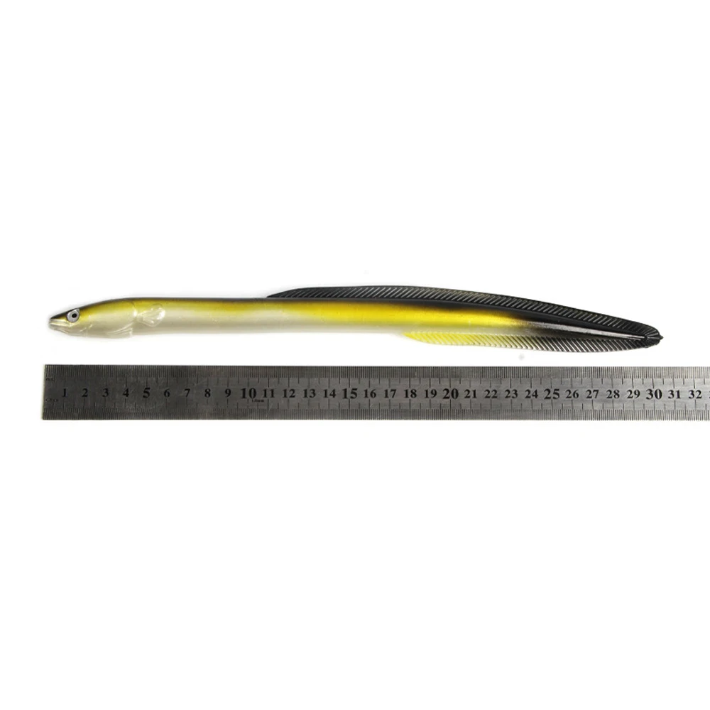 Señuelo vinilo anguila grande para pesca en mar depredadores - imagen 5