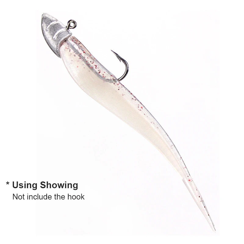Señuelo suave tipo Shad para lubina – Jerk, silicona artificial - imagen 5