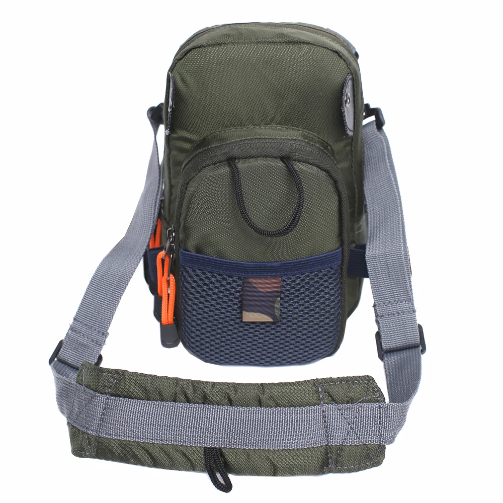 Pechera fly fishing con bolsillos organizador aparejos