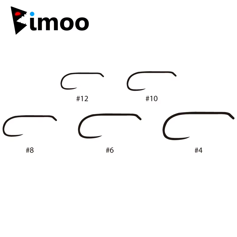 Ganchos para mosca sin púas Bimoo Streamer Stonefly & Bugger - imagen 4
