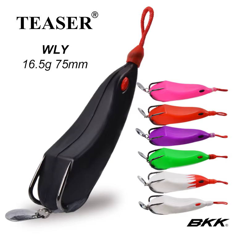 Teaser WLY Señuelo Rana Topwater 75mm – Trucha y Lubina - imagen 4