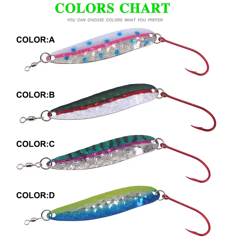 Cuchara giratoria Metal 14,5g – Señuelo para lubina y trucha - imagen 4