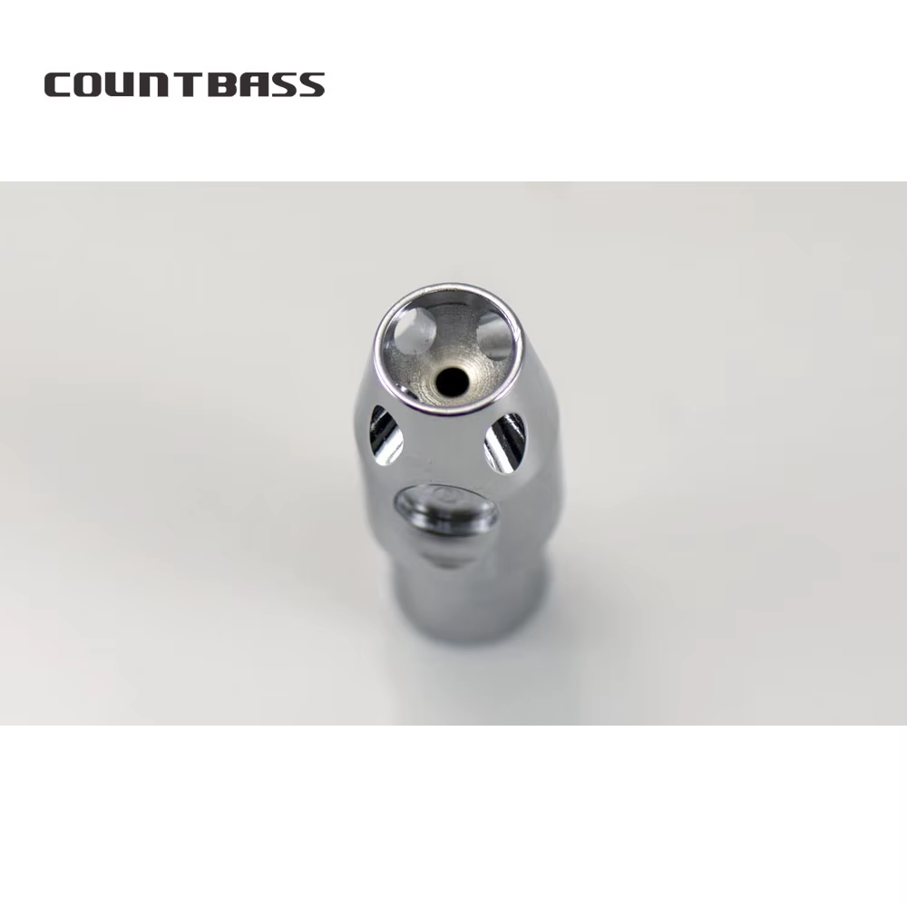 Cabezas de torpedo Countbass Jet Head – Latón niquelado para curricán - imagen 3