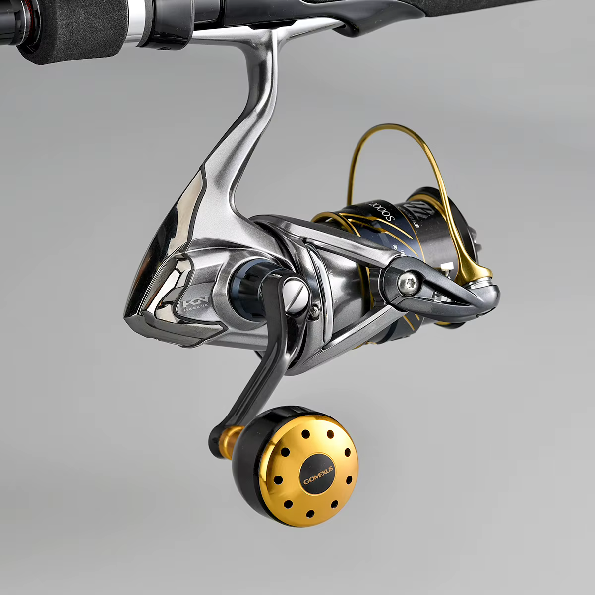 Perilla montada en un carrete Daiwa Certate