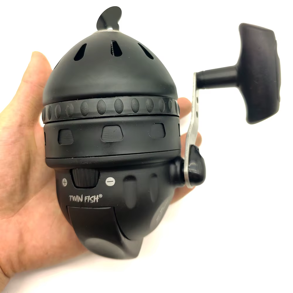 Carrete cerrado BL45 metálico para pesca - imagen 2