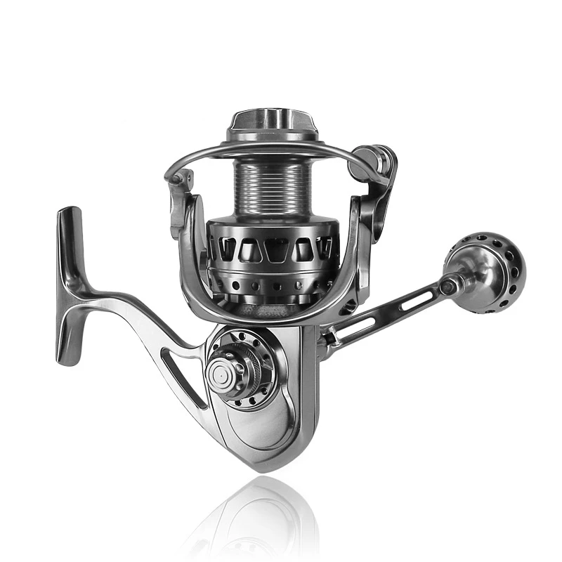 Carrete de pesca cuerpo completo inox con freno de carbono y CNC - imagen 3
