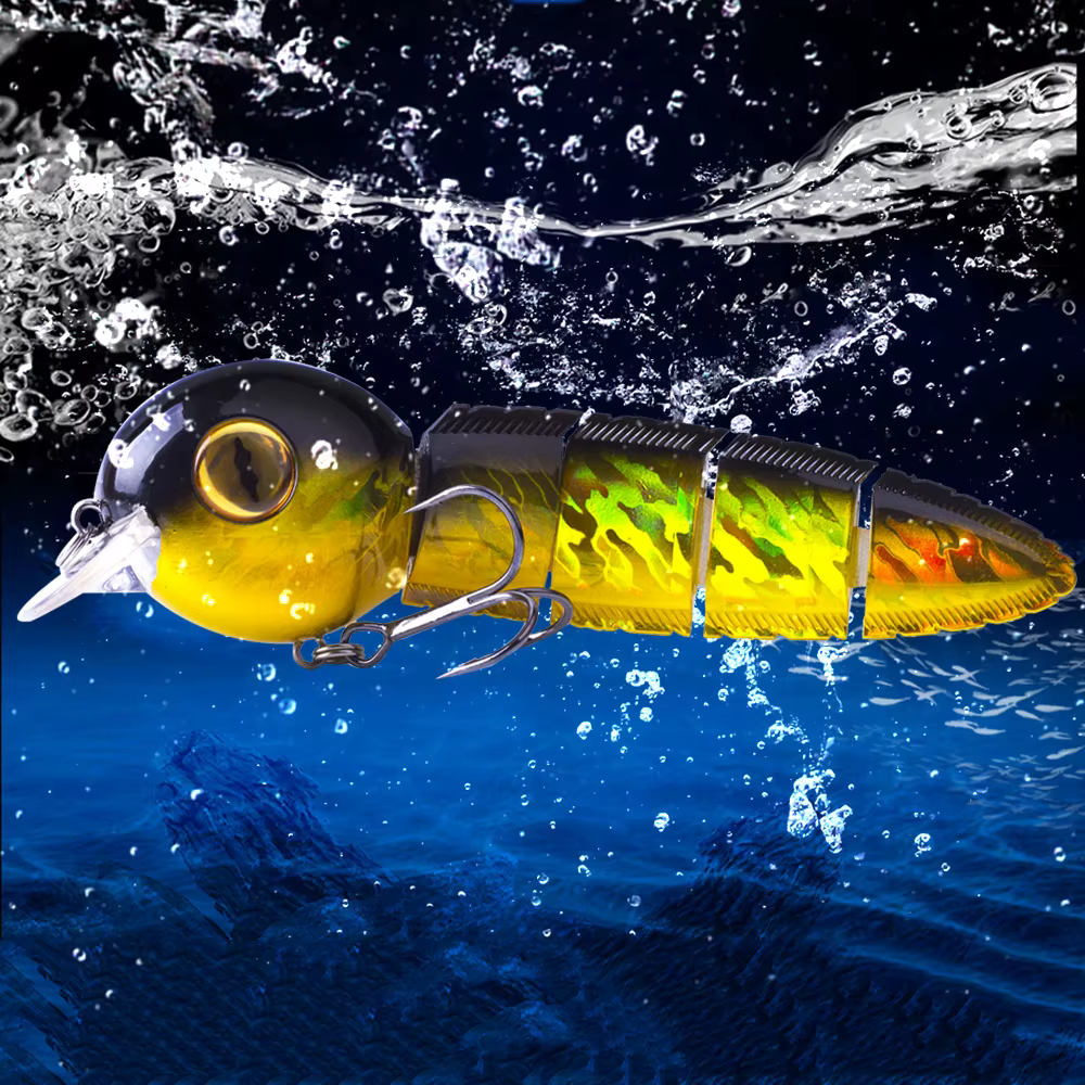 Señuelo articulado Minnow Swimbait pivotante para lubina - imagen 2