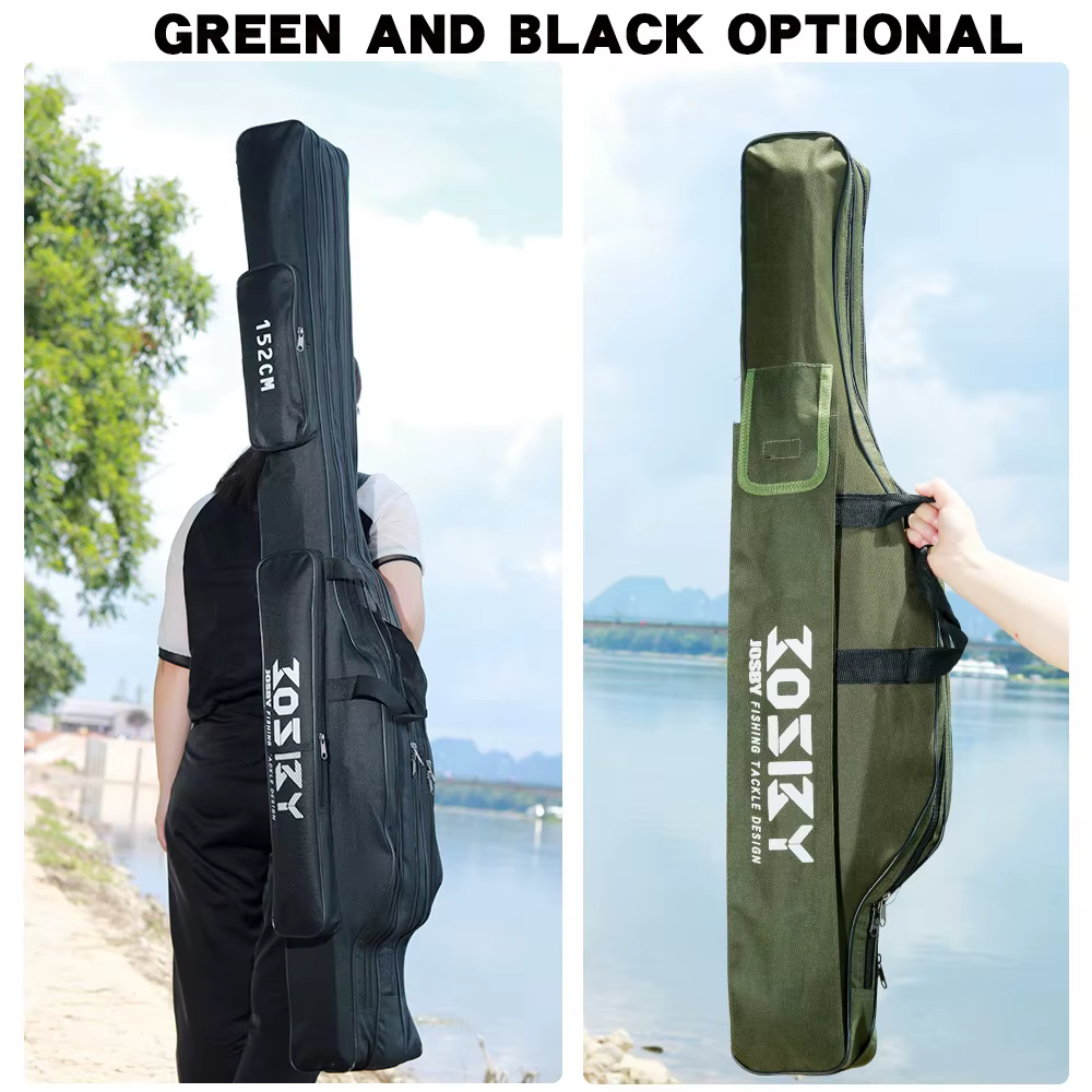 Bolsa plegable Oxford multiusos para cañas de pescar - imagen 3