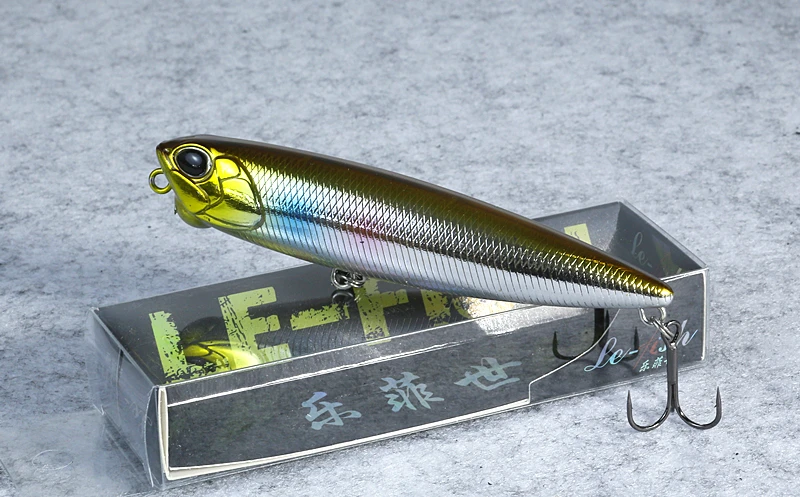 Le Fish-señuelo de pesca de lubina, lápiz de agua superior 110mm y 19,5g