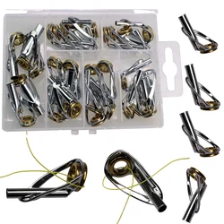 Puntas de caña spinning – Kit reparación cerámico dorado 3-5,5 mm