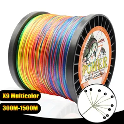 Hilo trenzado Multicolor 9 hebras – Mar y lago