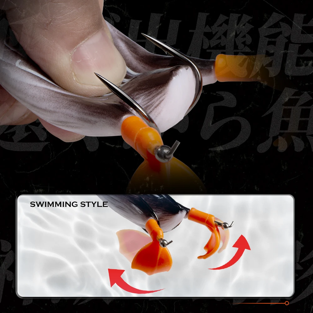 Señuelo Pato Popper de superficie para pesca - imagen 5