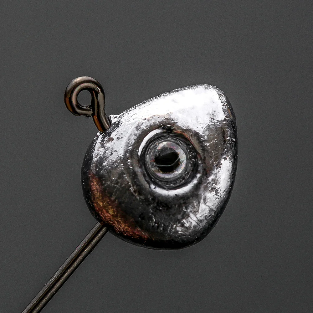 Cabezas Jig Head plomadas con púas 0,5-2 g ojos 3D para vinilos - imagen 5