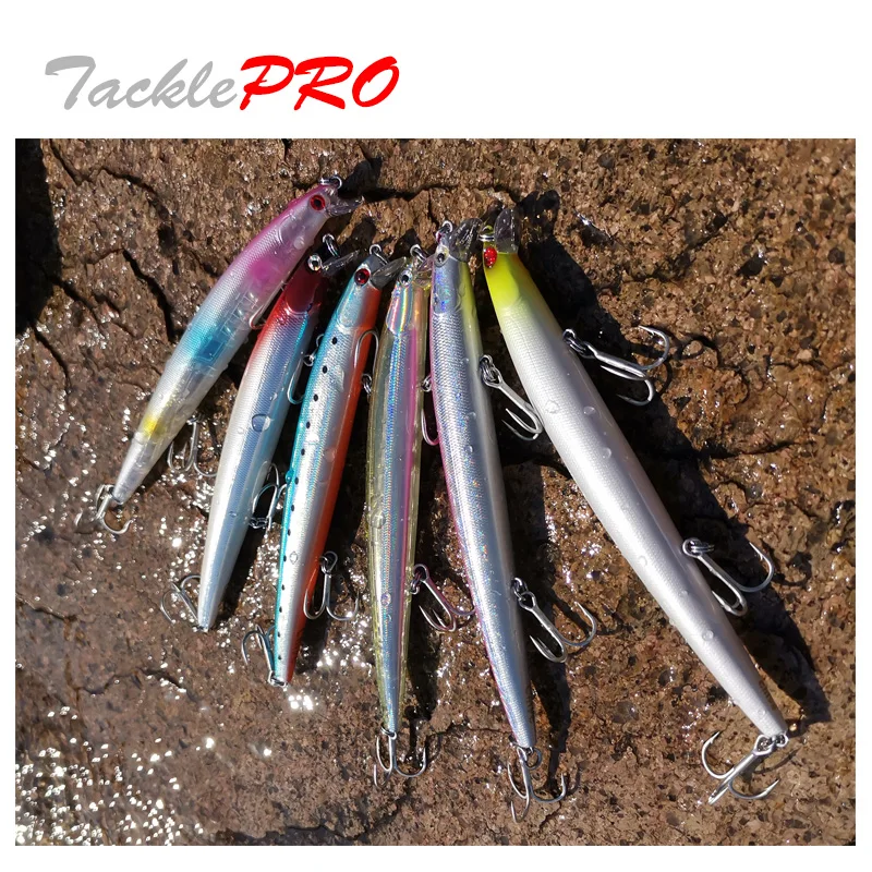 Señuelo de spinning TacklePRO M27 Minnow flotante – Pesca efectiva - imagen 5