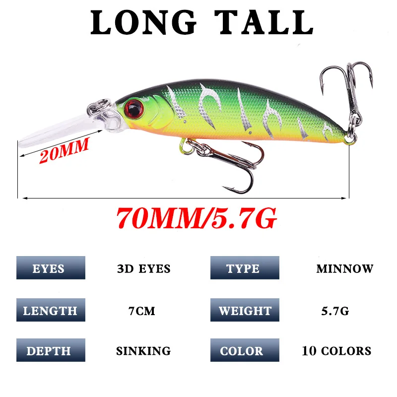 Kit de aparejos de pesca 5 piezas