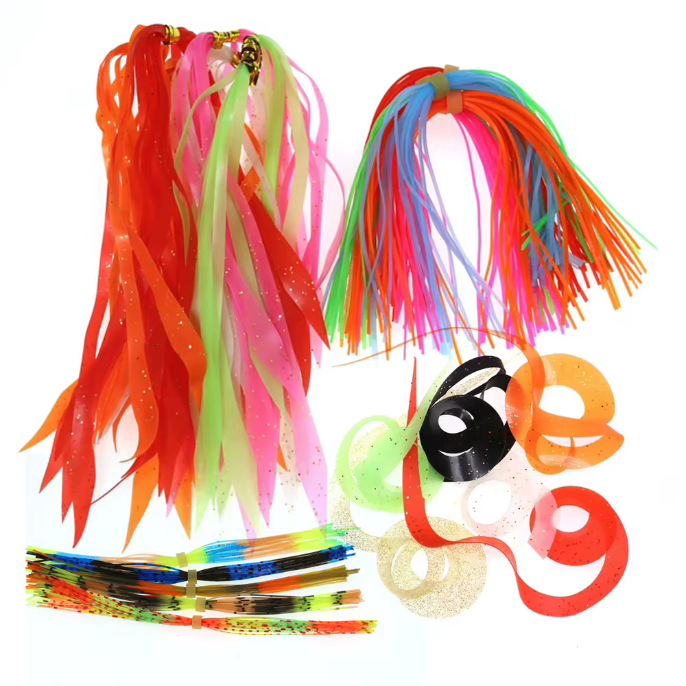 Señuelos de silicona luminosa para spinning