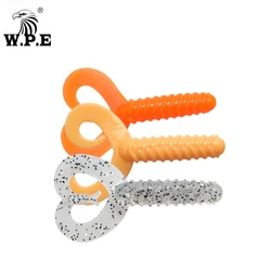 Señuelo blando W.P.E 75mm cola bifurcada – Multicolor para carpa