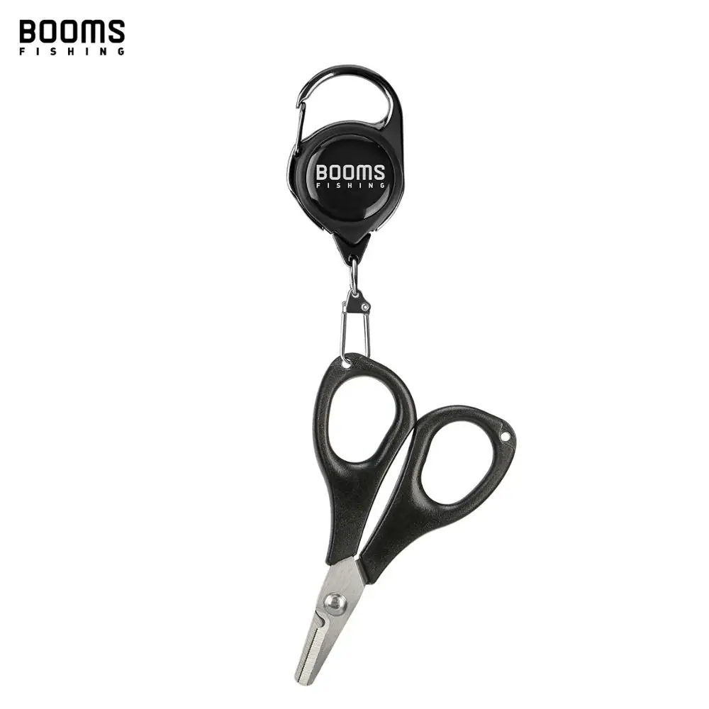 Tijeras Booms Fishing S01 para Trenzado con Mosquetón