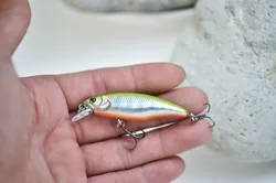 Mini Crankbait 4,5g 52mm – Hundimiento lento para perca y trucha