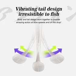 Señuelo Noeby-Soft Sábalo Jig Head – Swimbait PVC para Perca