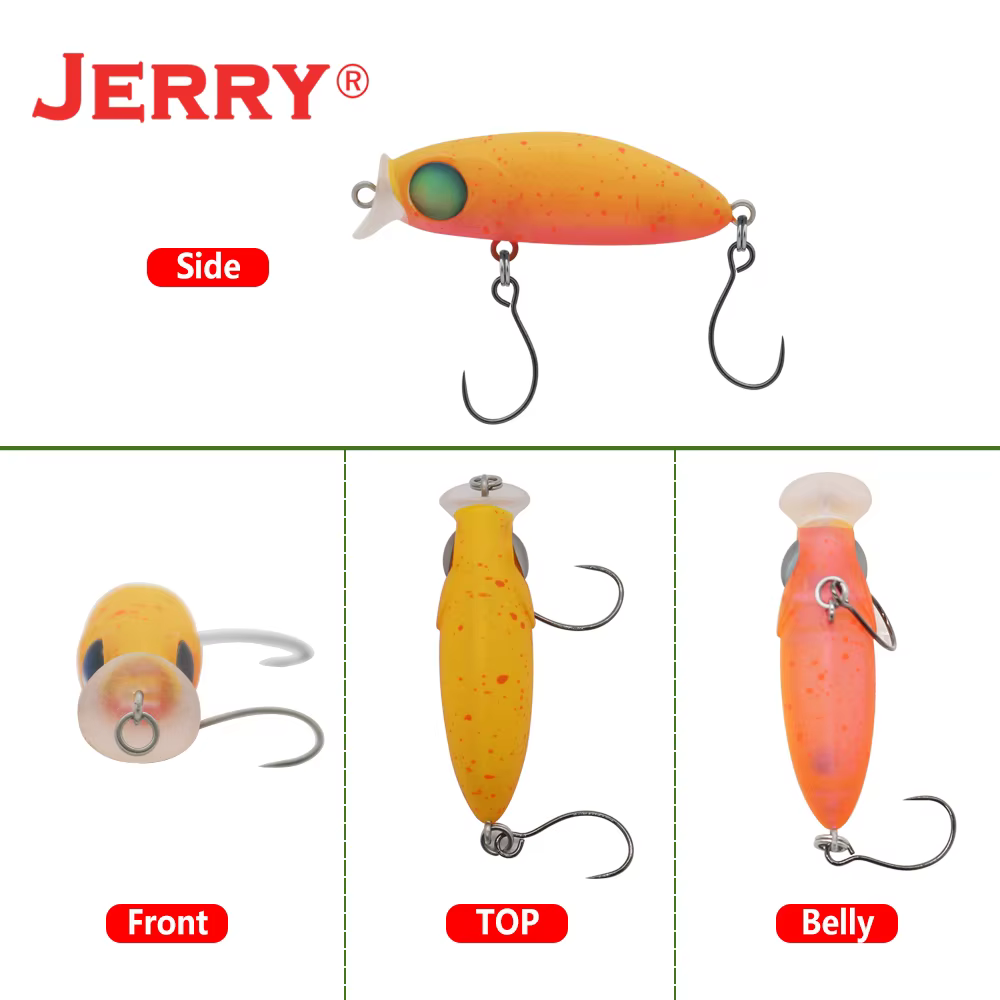 Jerkbait Flotante 35mm – Wobbler para lubina y perca - imagen 4