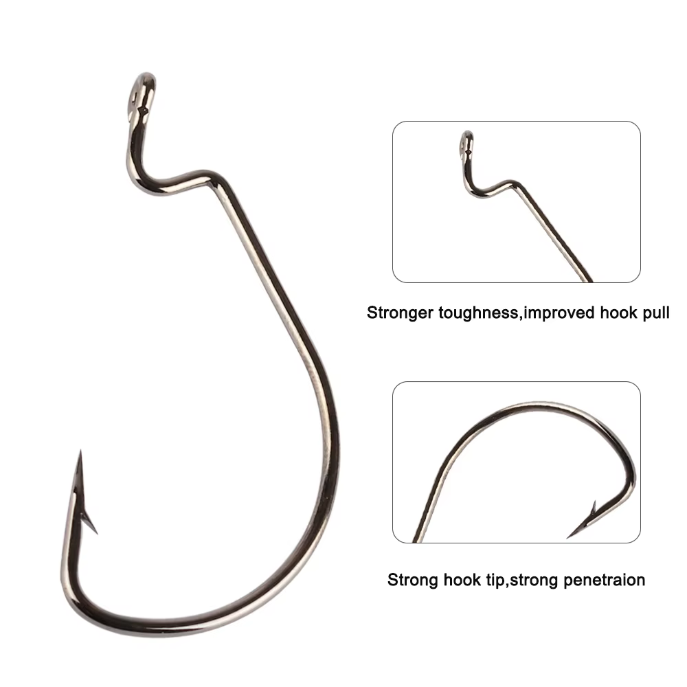 Anzuelo compensado Karpervissen Softjerk 8 – Jig Hook para vinilo - imagen 3