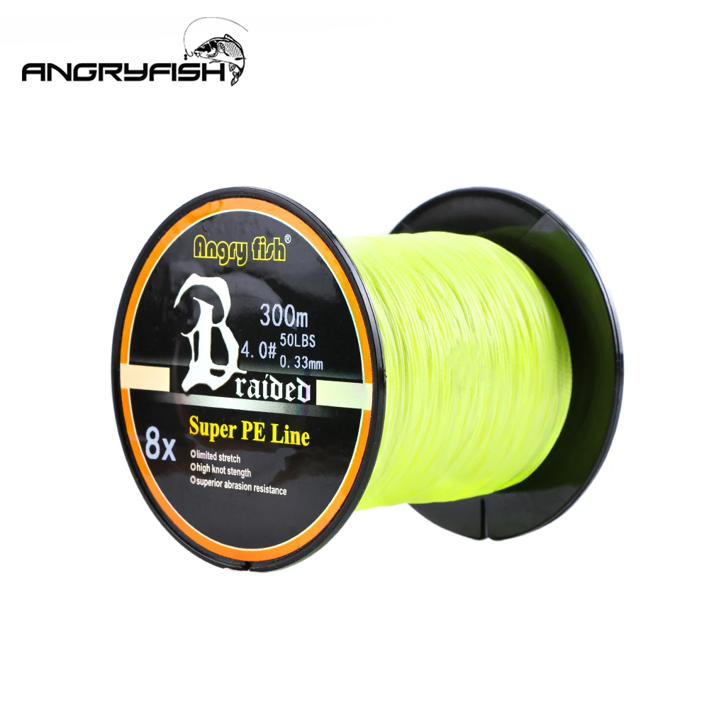Angryfish Sedal trenzado 8 hebras – Super PE alta resistencia