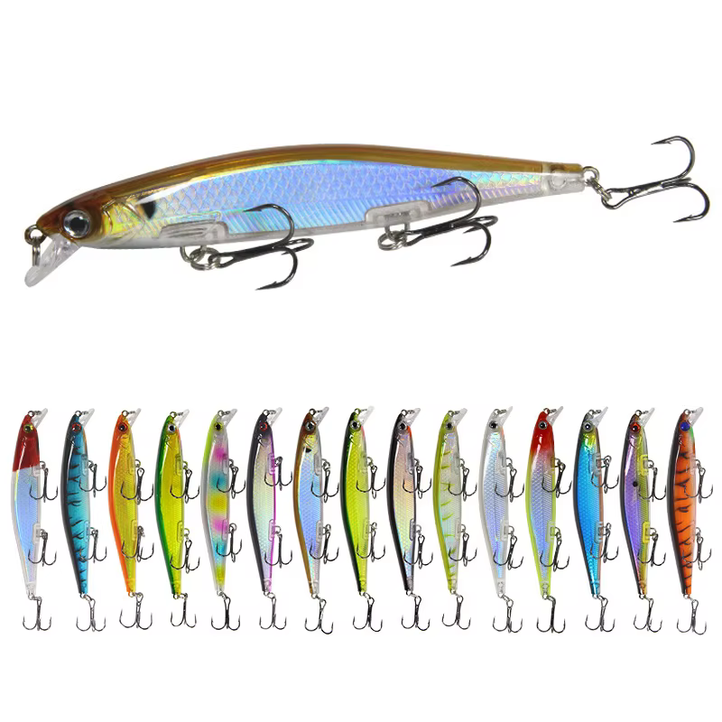 Cebo crankbait POETRYYI 3D láser para lucio – acción profunda - imagen 4