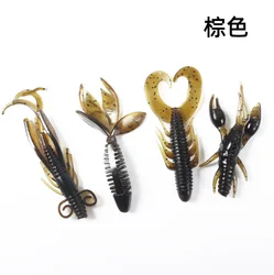 Señuelo silicona imitación gusano arena camarón – cebo para pesca