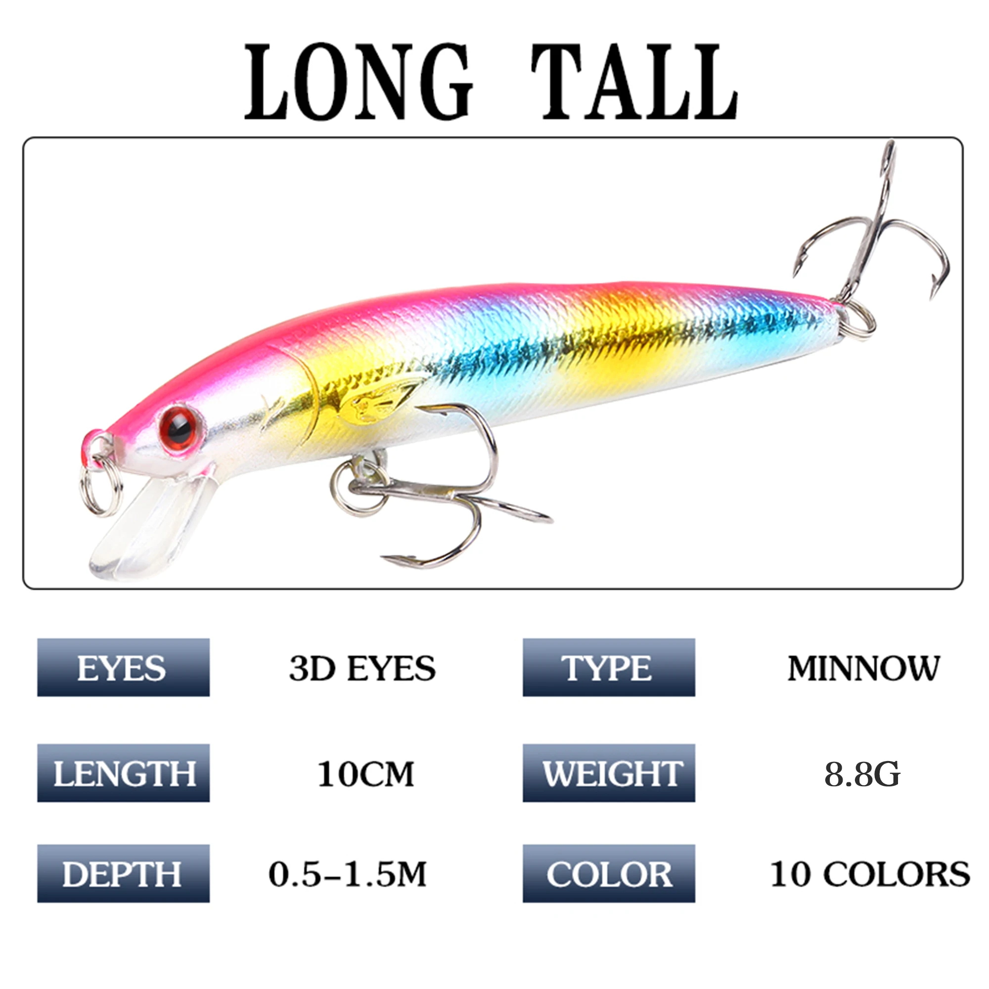 FELENHAI Crankbait flotante para carpas - Señuelo duro - imagen 5