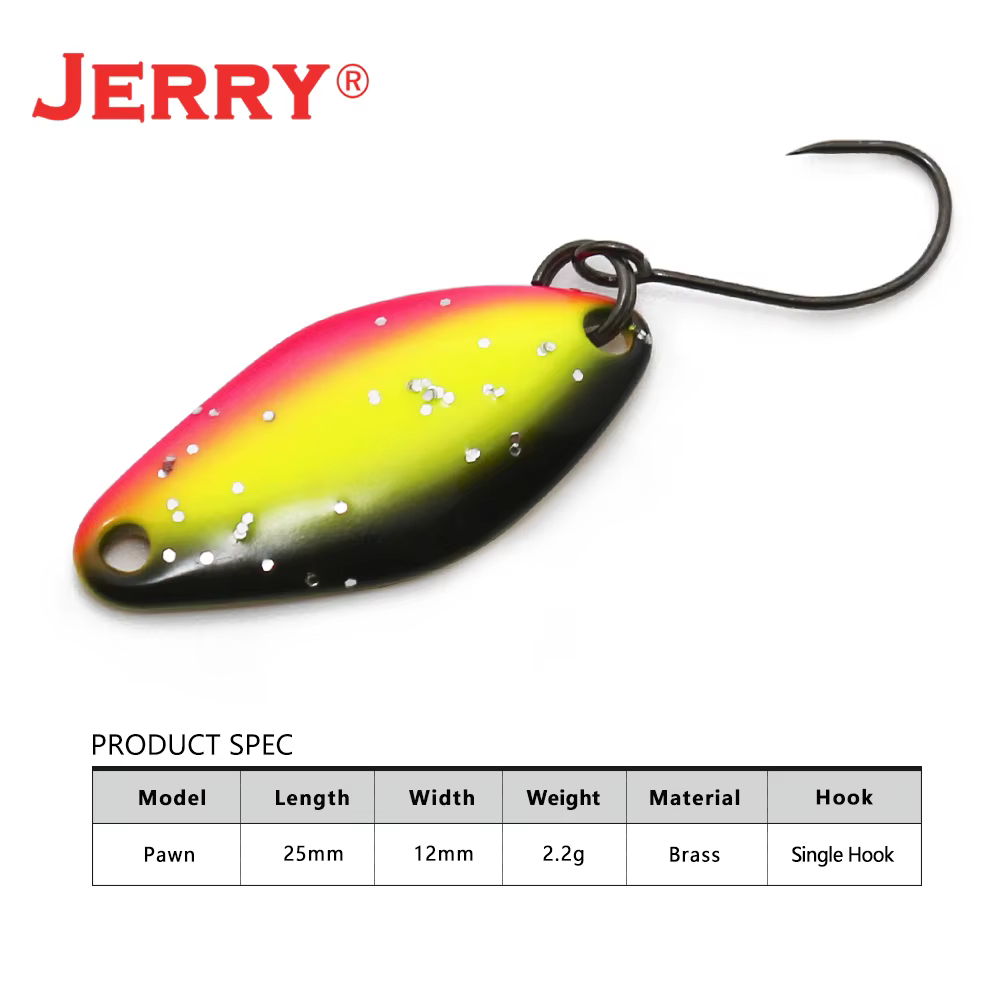 Cuchara Jerry Pawn para trucha UL 2.2g brillo UV - imagen 3