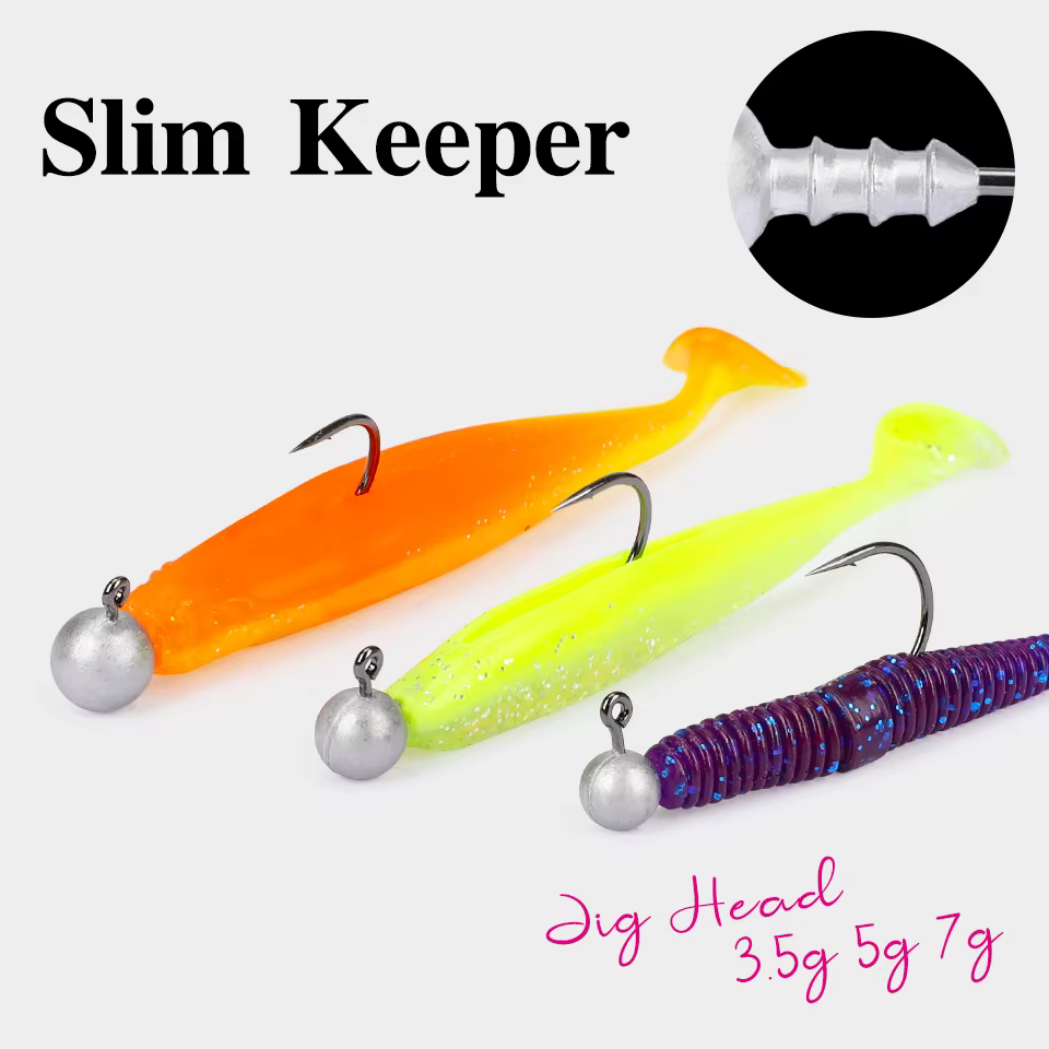 Anzuelos Jig Head TSURINOYA para vinilo de penetración rápida - imagen 5