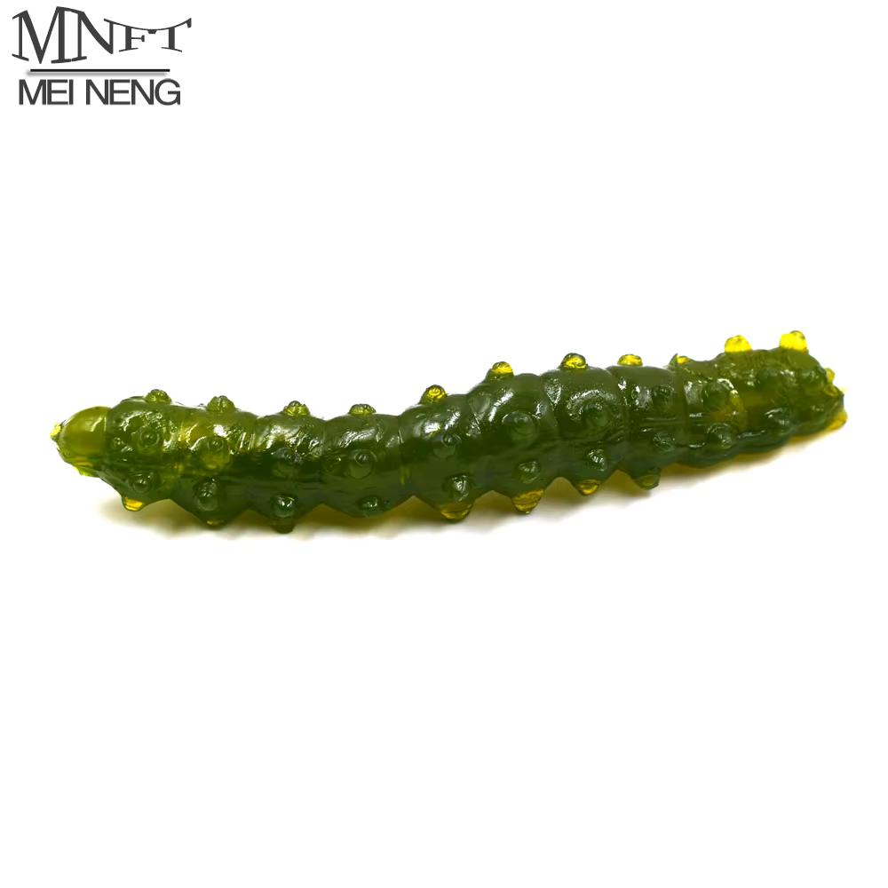 MNFT Larva 75mm 4g Señuelo TPR para Carpa – Varios Colores