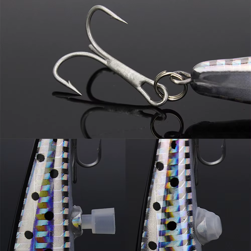 Vibrador de Pesca LED USB Recargable – Cebo Artificial para Invierno - imagen 5