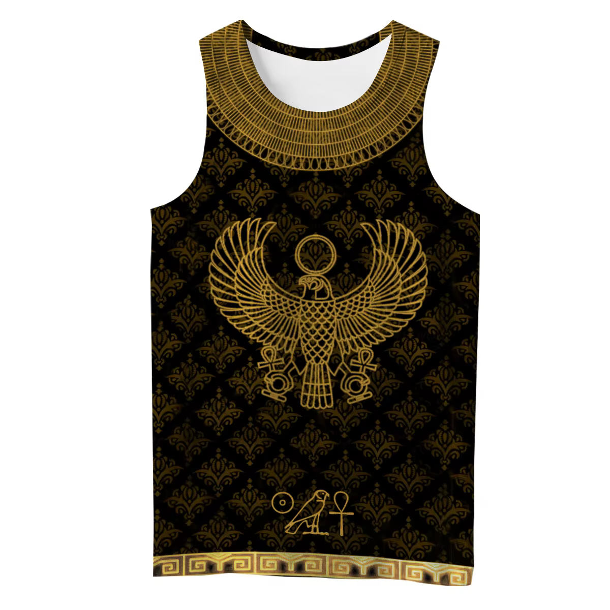 Chaleco estampado 3D Anubis y Ojo de Horus sin mangas - imagen 3