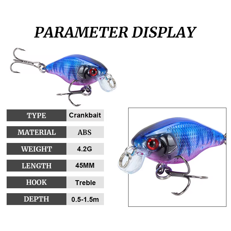 Wobbler Surface Topwater Ojos 3D para Lucía y Carpa - imagen 3
