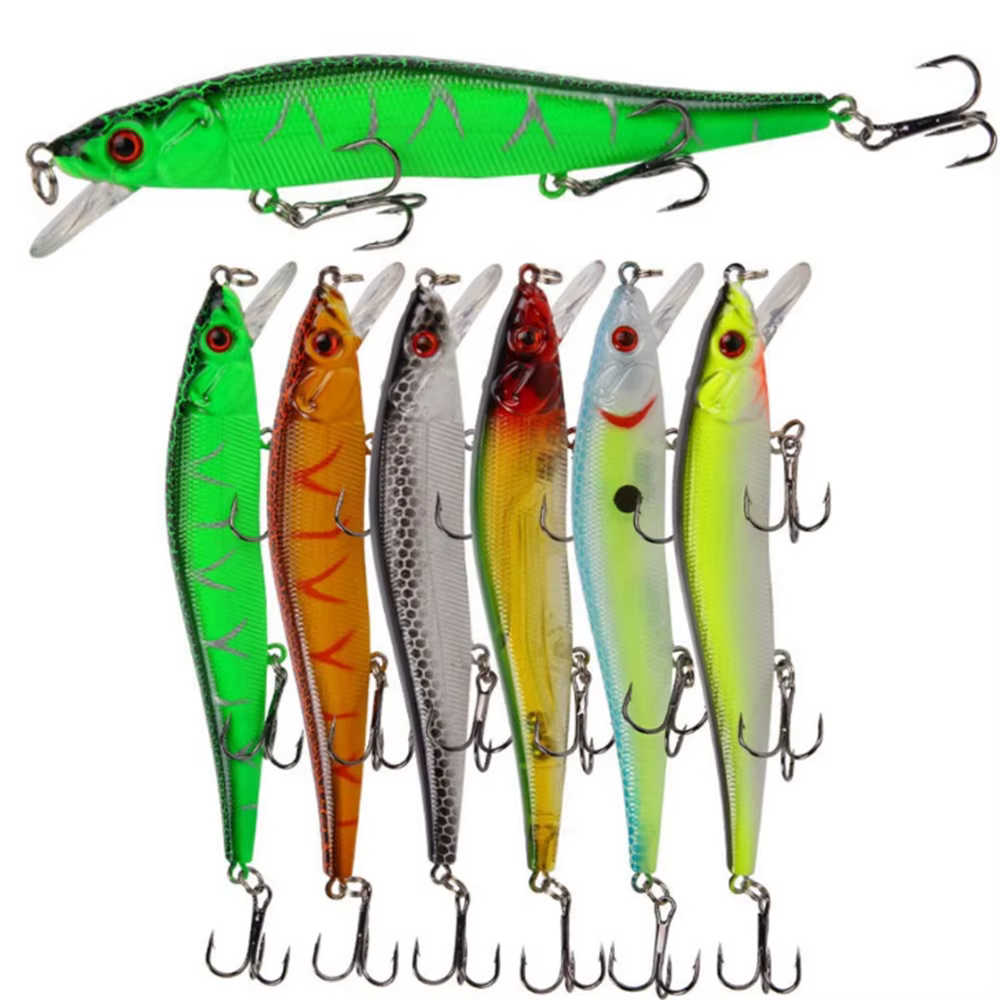 Crankbait Wobbler 11,5 cm - 15g con 3 ganchos - imagen 3