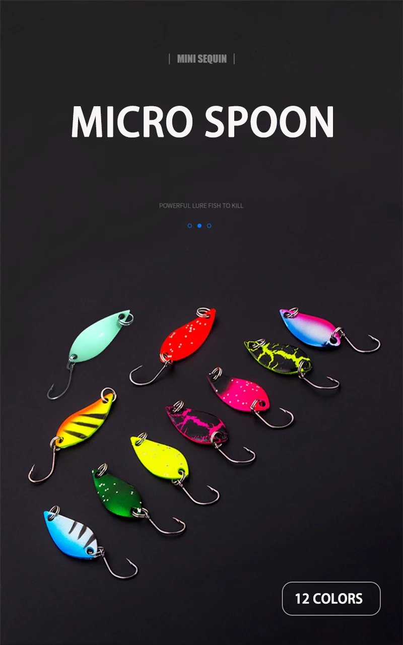 Cucharas giratorias X-Fin en varios colores