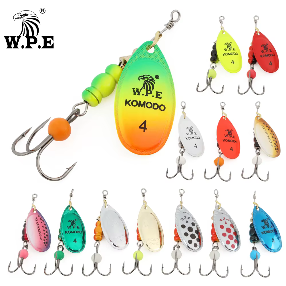 Señuelos W.P.E artificiales para spinning y agua salada