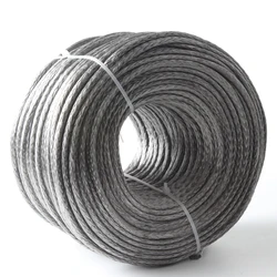 Línea trenzada UHMWPE hueca 3 mm, 20 m, 12 hebras, 2000 lb pesca